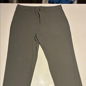 lululemon athletica Men's Olive Green Tall Pants - 37 inch inseam, 33 waist